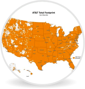 LTE Coverage map